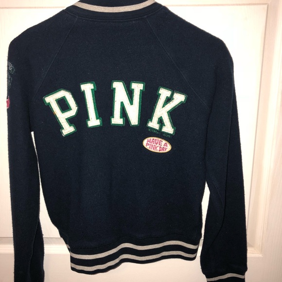❤️ Victoria’s Secret PINK Varsity jacket ❤️ - Picture 2 of 4